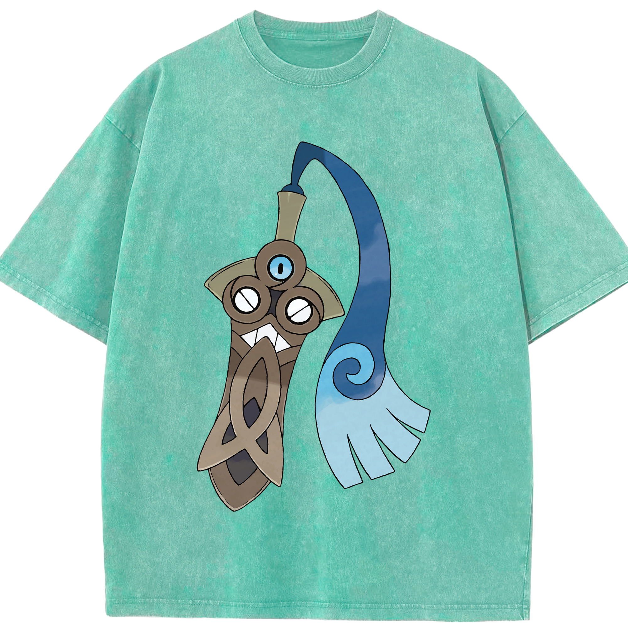 （画像用） ポケットモンスター Pokémon 綿100% ヴィンテージ風 半袖Tシャツ（フロントプリント）